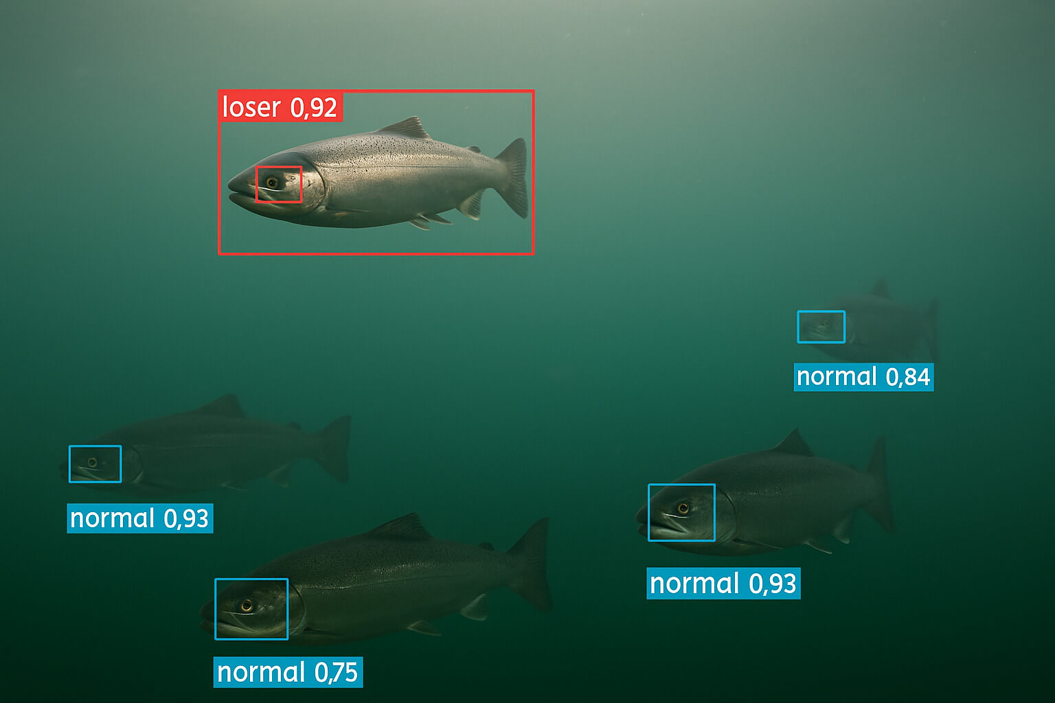 Monitorización con inteligencia artifiical en acuicultura